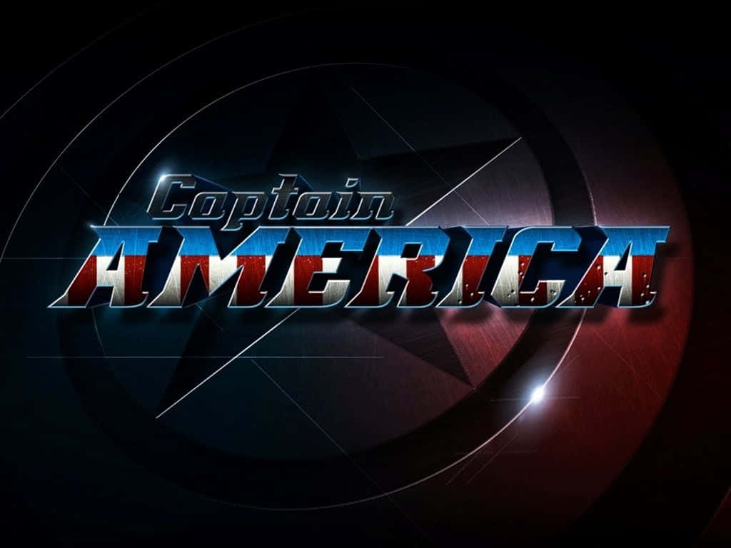Be a hero with the Captain America Logo Wallpaper