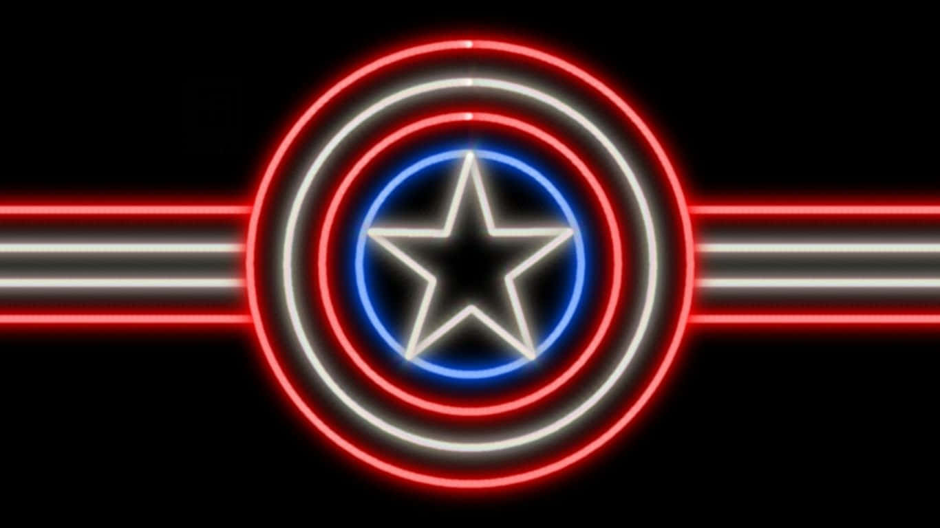 Ellogo Oficial De Capitán América Fondo de pantalla