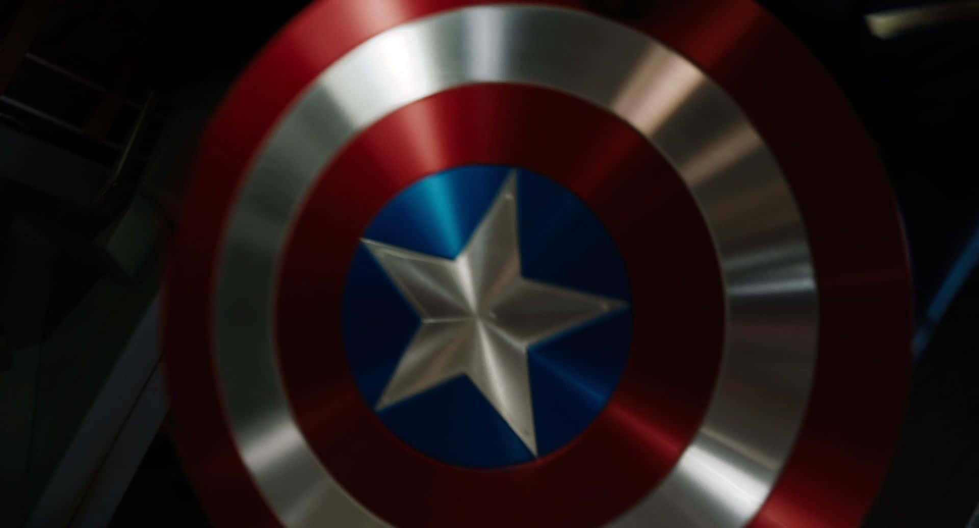 The iconic shield of America’s favorite superhero, Captain America Wallpaper