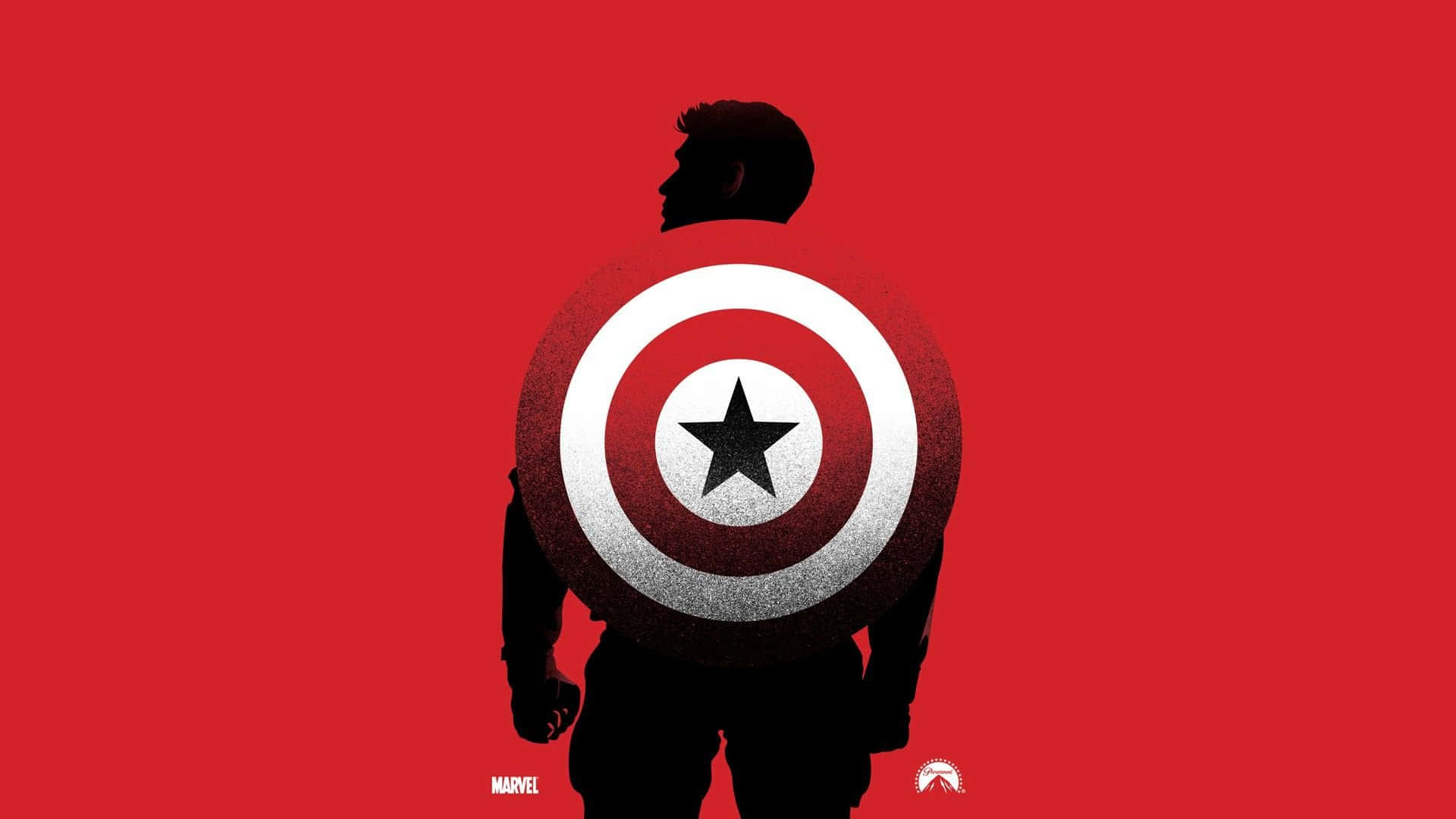 Ellogotipo De Captain America Exhibido Con Orgullo Fondo de pantalla