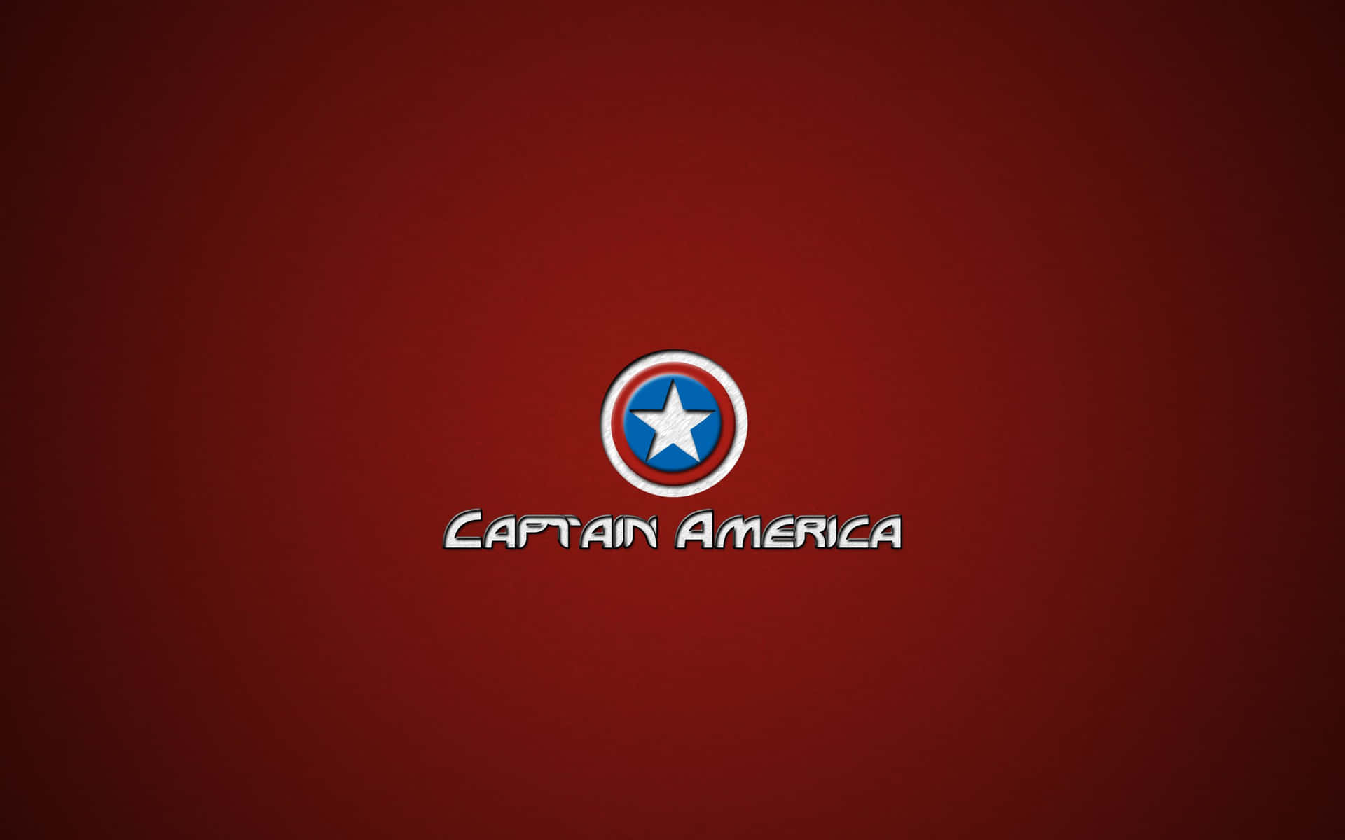 Logotipode Captain America Simbolizando El Patriotismo. Fondo de pantalla