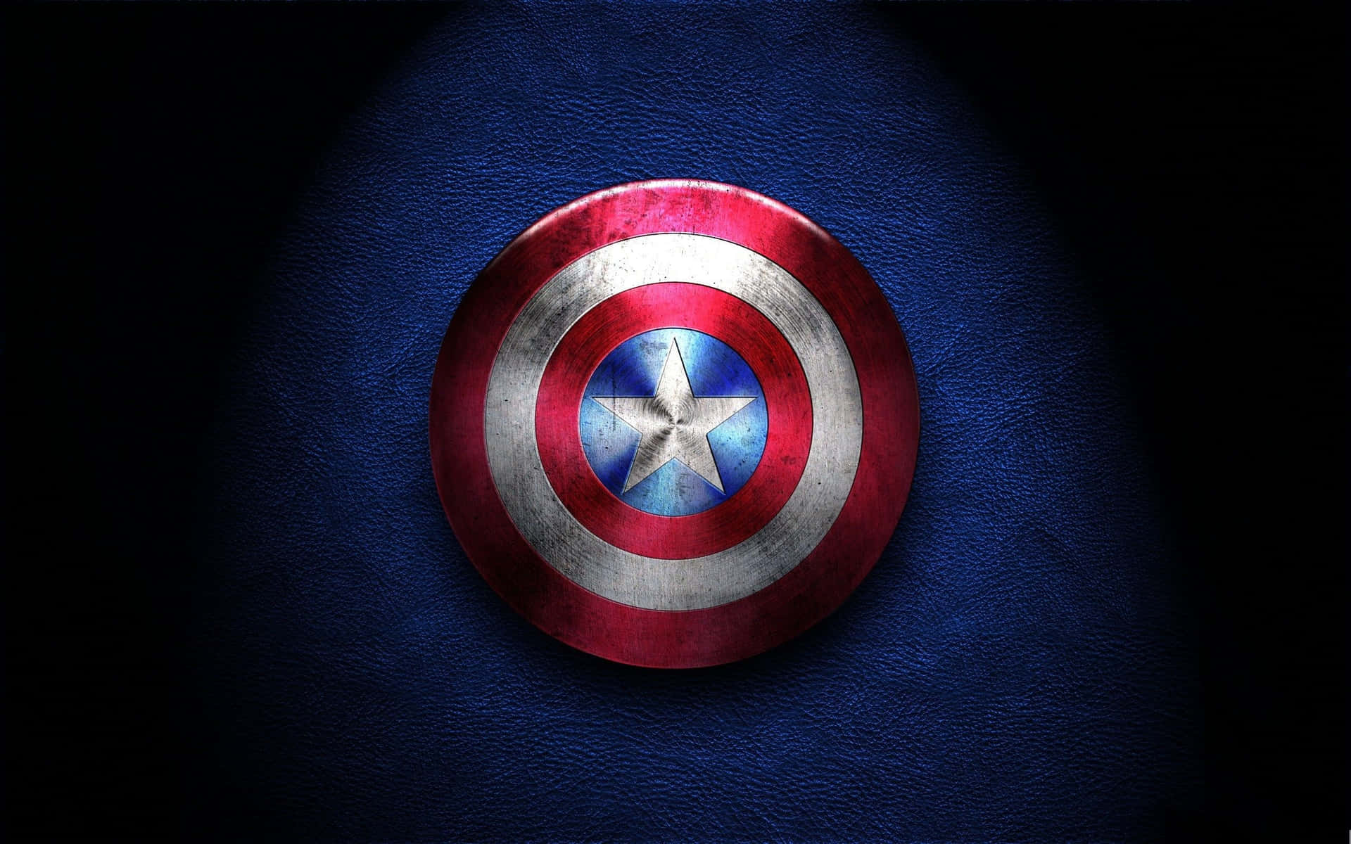 The Symbol of Strength, Courage and Power: The Captain America Logo Wallpaper