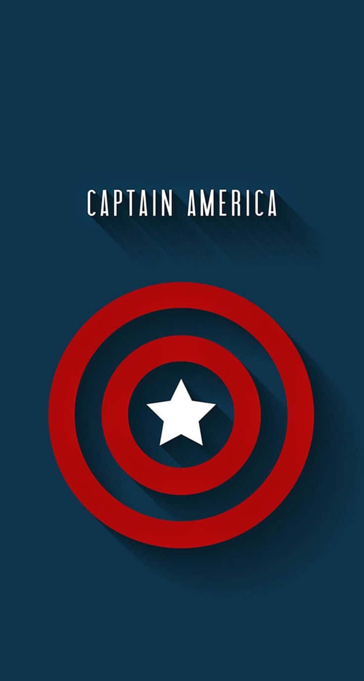 Elicónico Logo De Capitán América Fondo de pantalla
