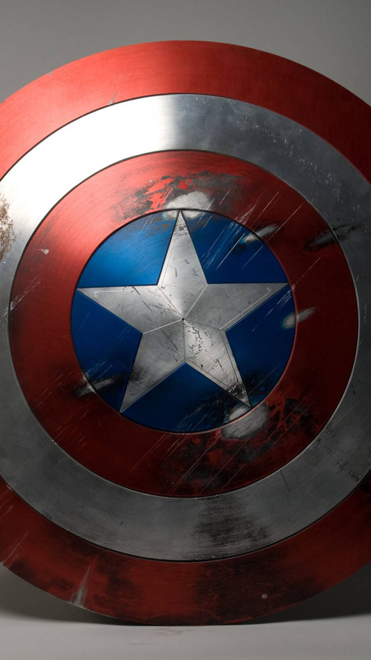 Captain America Mobile Zoom Rusty Shield Sfondo