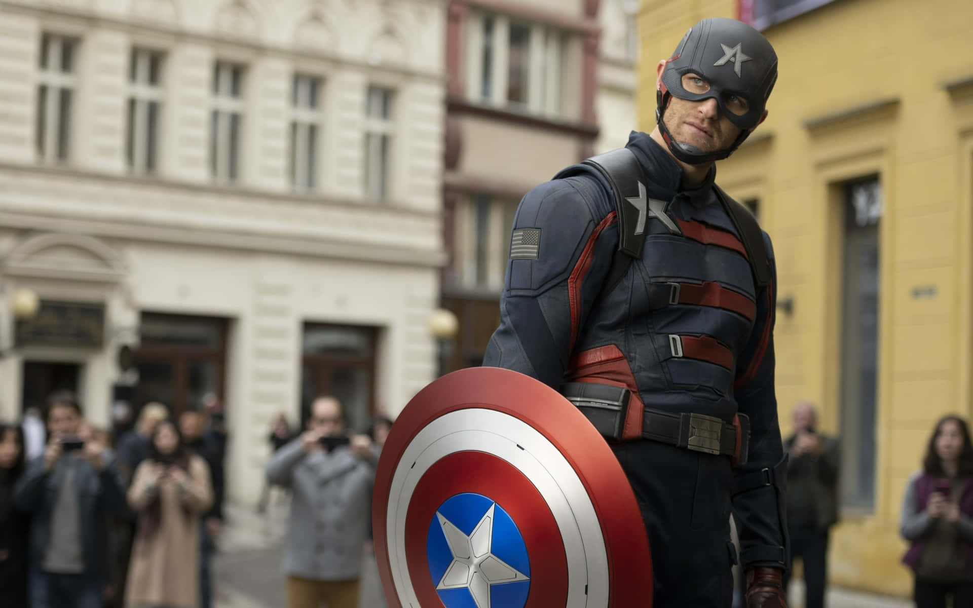 Marvelsheltemod På Sit Bedste - Captain America: The First Avenger Wallpaper