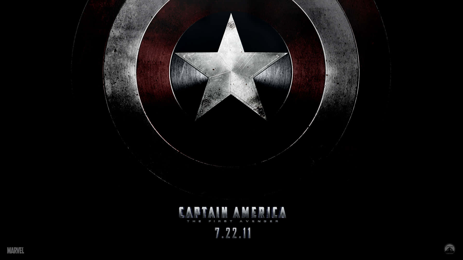 Captain Amerika er klar til kamp Wallpaper