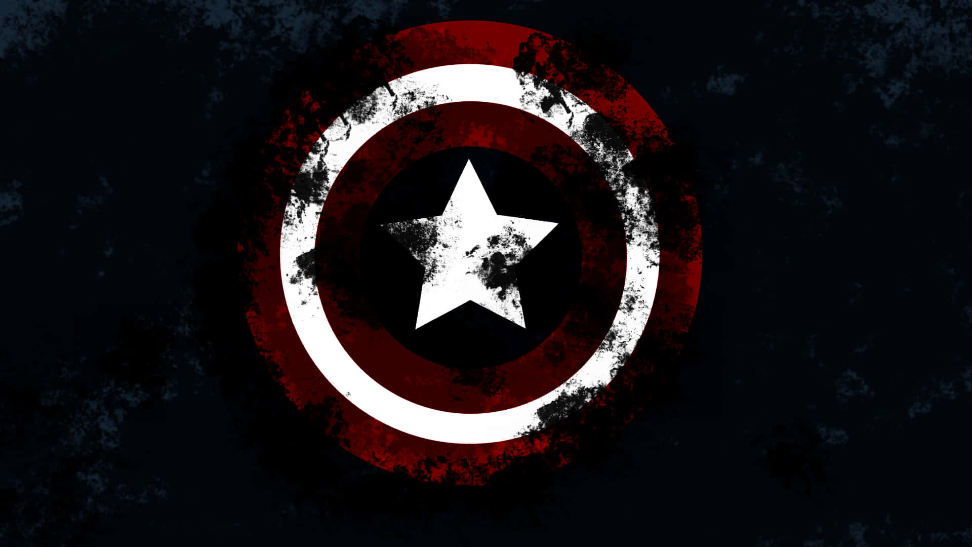 Denheroiska Captain America Står Högt I Strid Redo Att Skydda Världen. Wallpaper