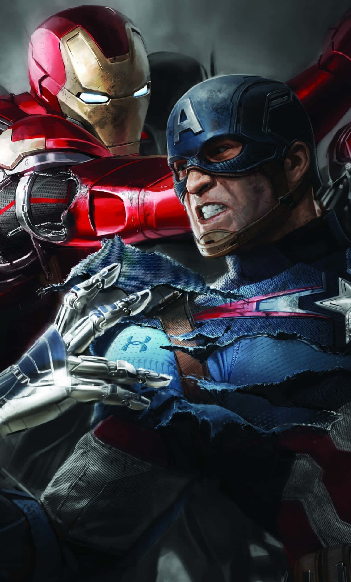 Captain America leder anføringen Wallpaper