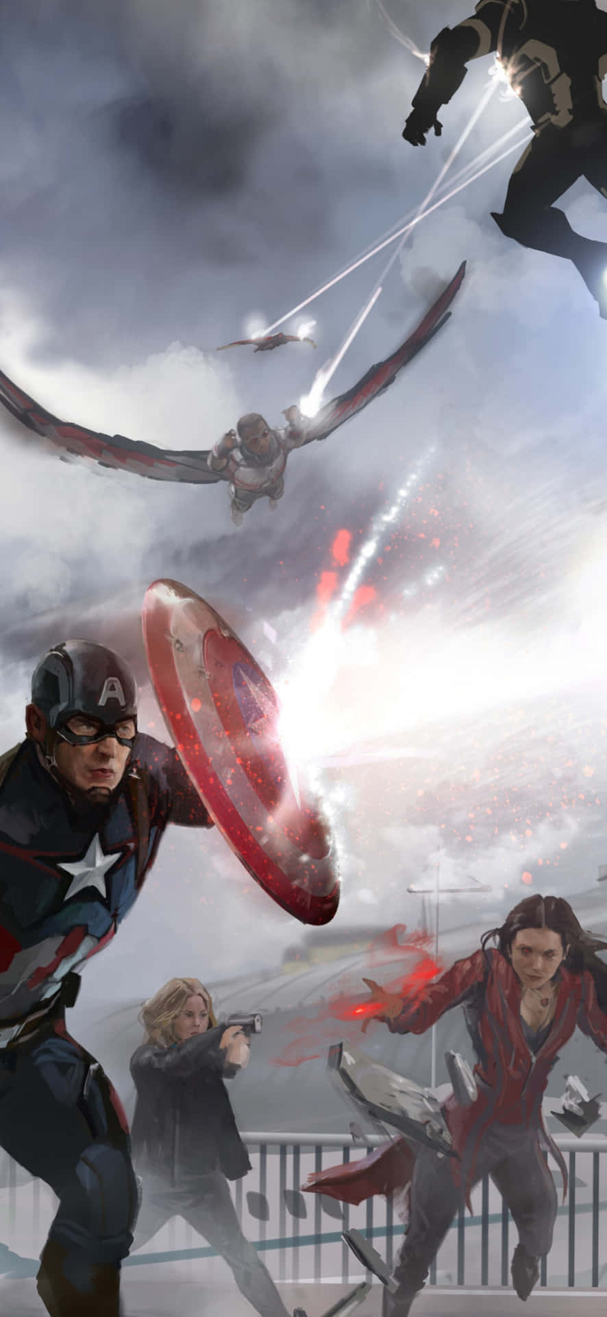 'vengadoresunidos: Steve Rogers Regresa Como Capitán América.' Fondo de pantalla