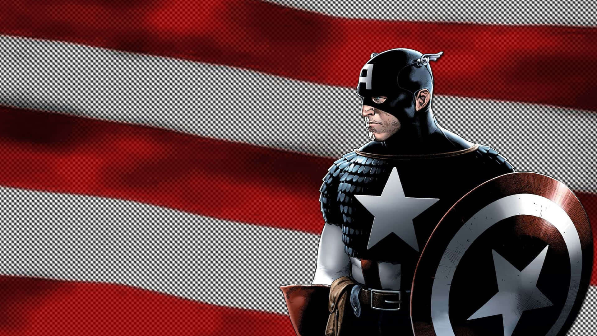 Captain America Isänmaallinen Tausta Taustakuva