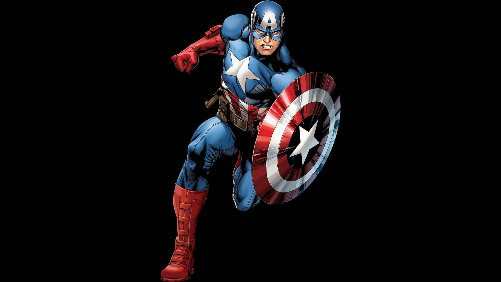 Entfesseledie Kraft Von Captain America!