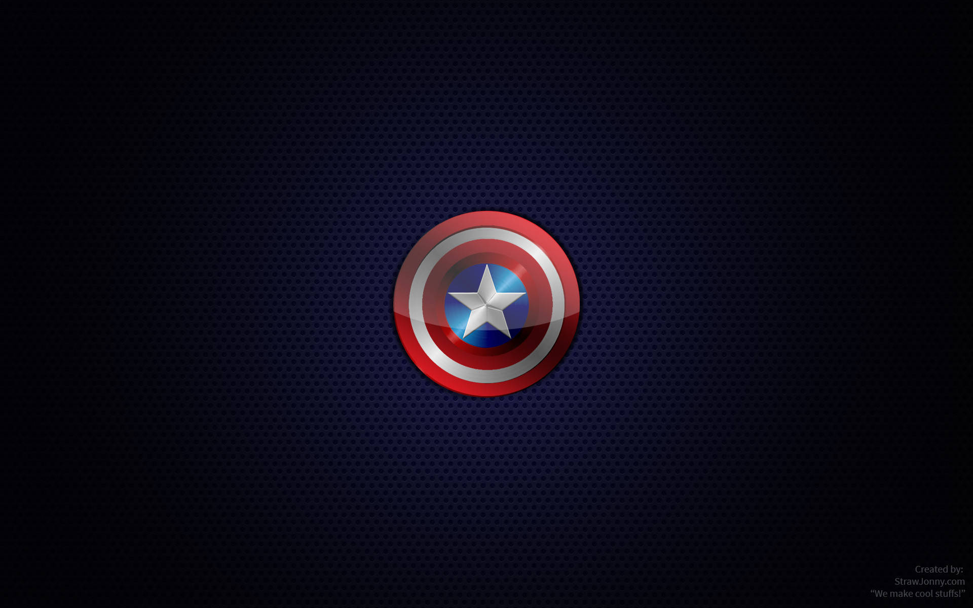 Captain America Raising His Vibrant Shield Wallpaper