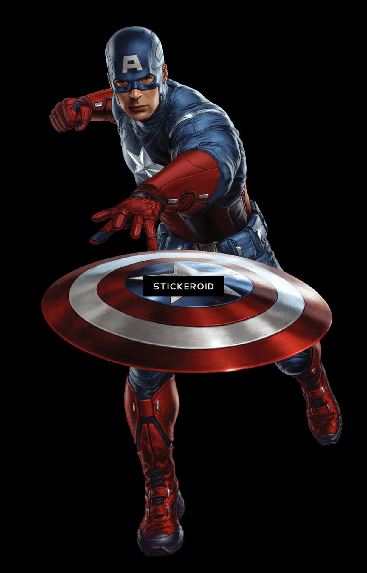 Captain America Readyfor Battle PNG