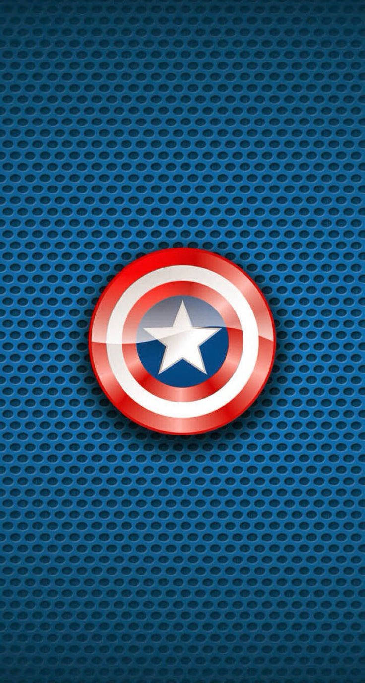 Captain America's Shield Emoji Background
