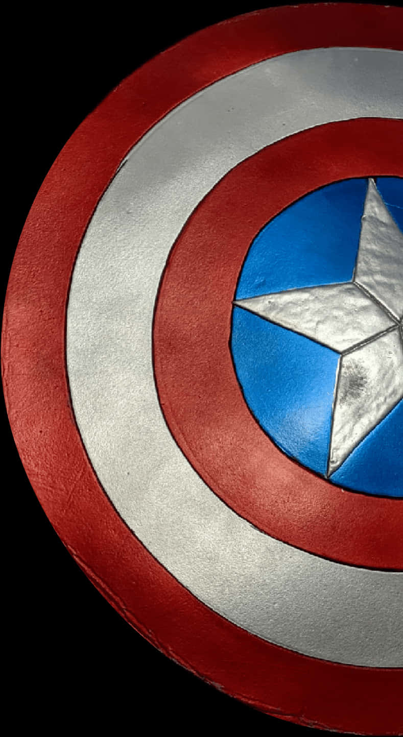 Captain America Shield Closeup PNG