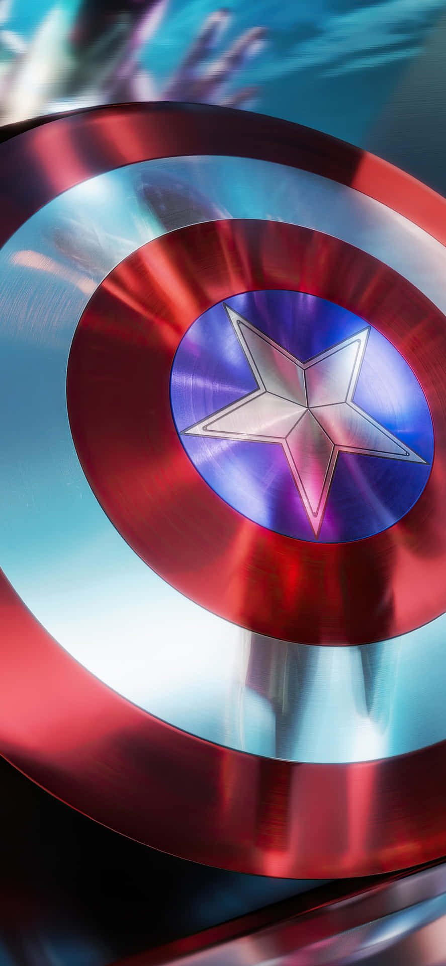 Captain America Shield Closeup Wallpaper