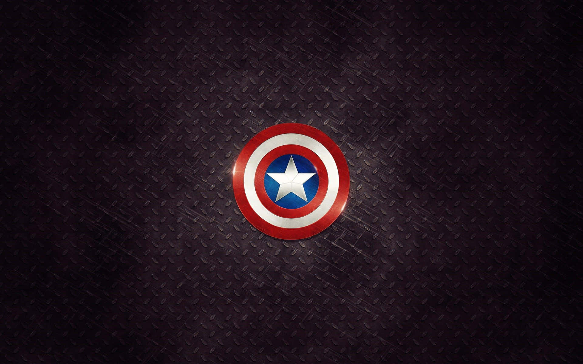 Captain America Shield Dark Background Wallpaper