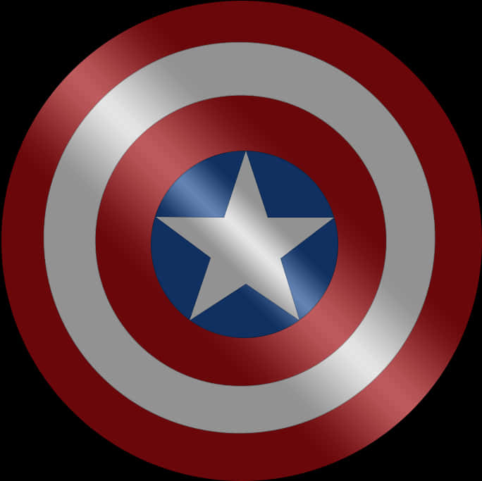 Captain America Shield Graphic PNG