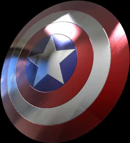 Captain America Shield Iconic Symbol PNG