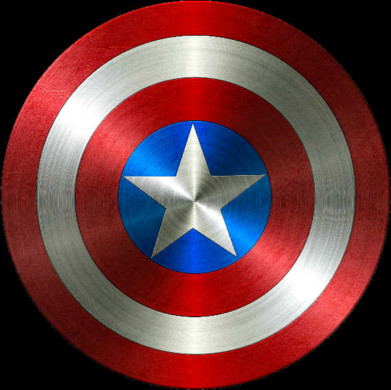 Captain America Shield Iconic Symbol PNG