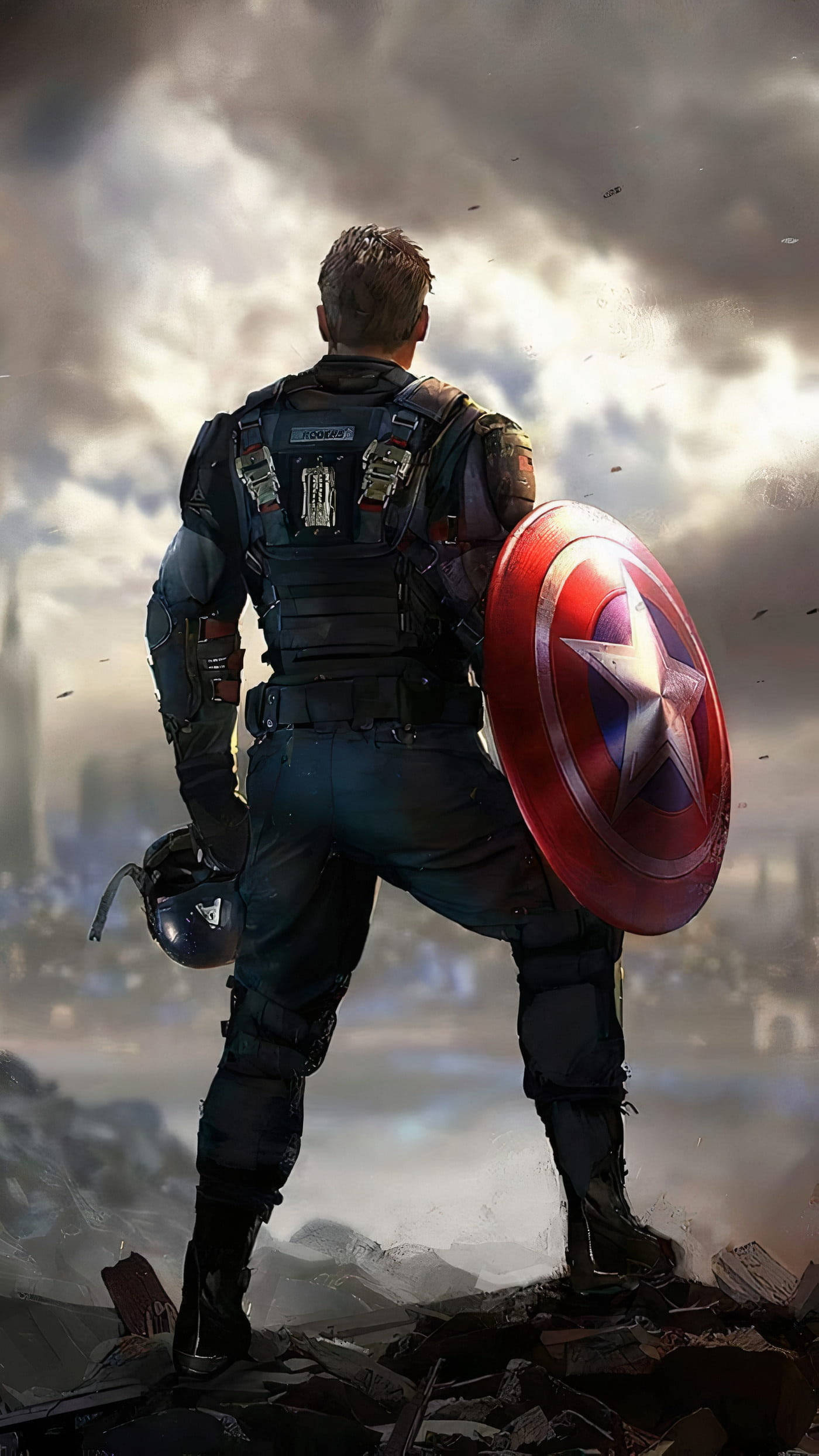 Download Captain America Shield Iphone Avengers Endgame Wallpaper |  