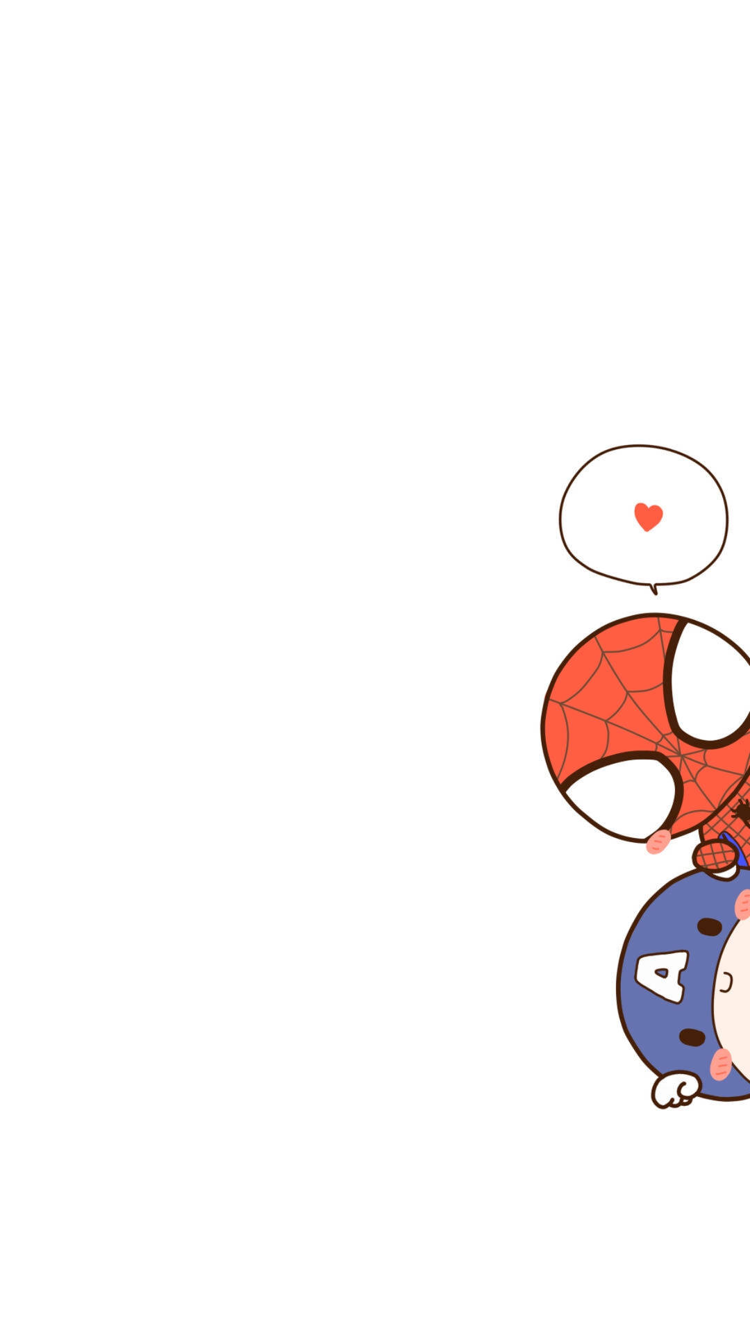 Captain America Spiderman 4k Marvel iPhone tapet Wallpaper