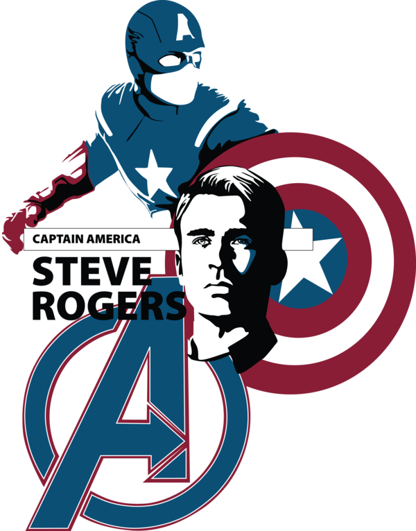 Captain America Steve Rogers Artwork PNG