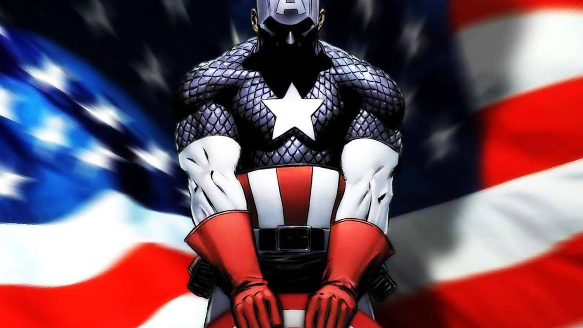 Captain America Superhero The First Avenger Fan Art Background