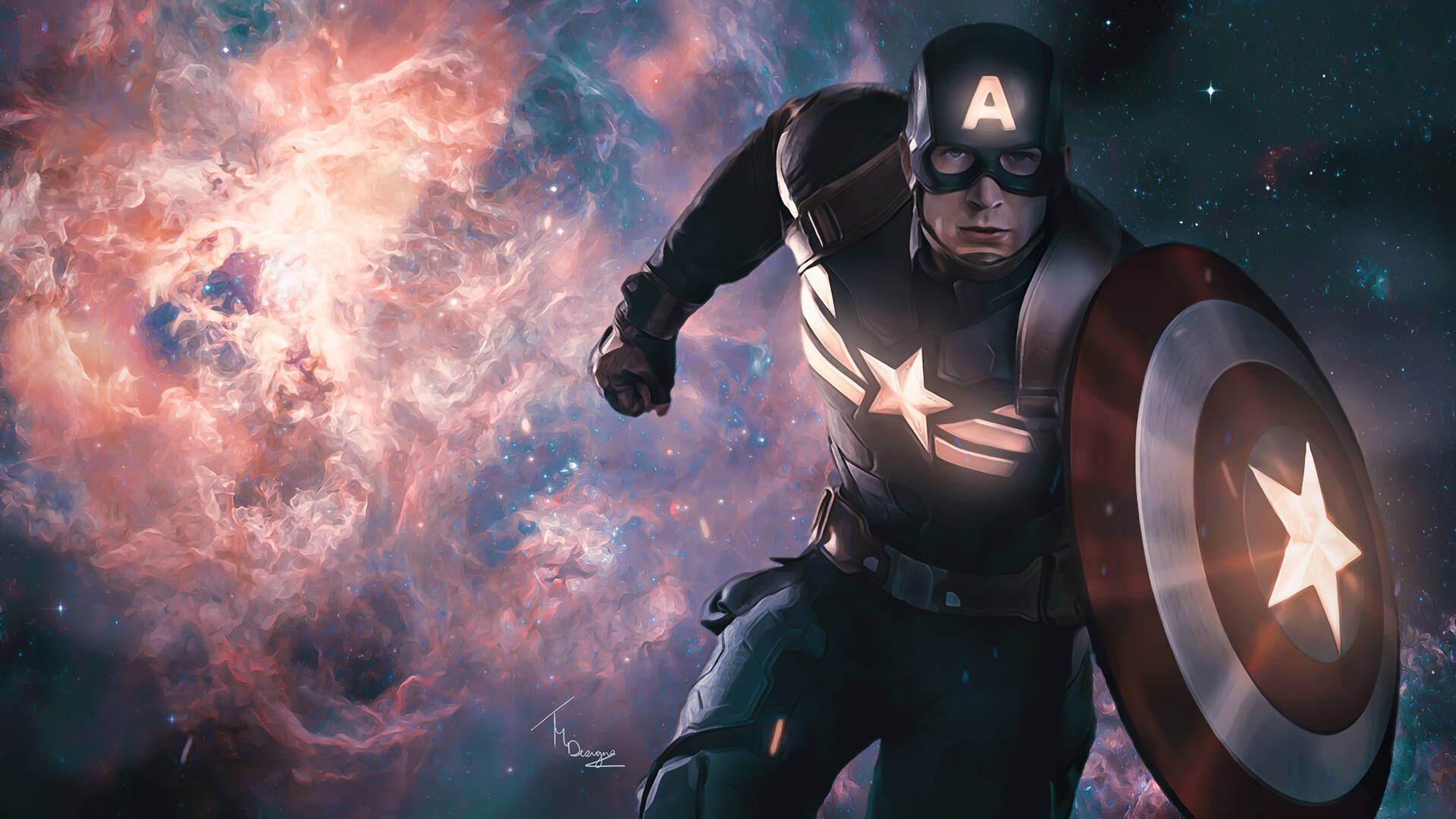Captain America Superhero Winter Soldier Universe Background