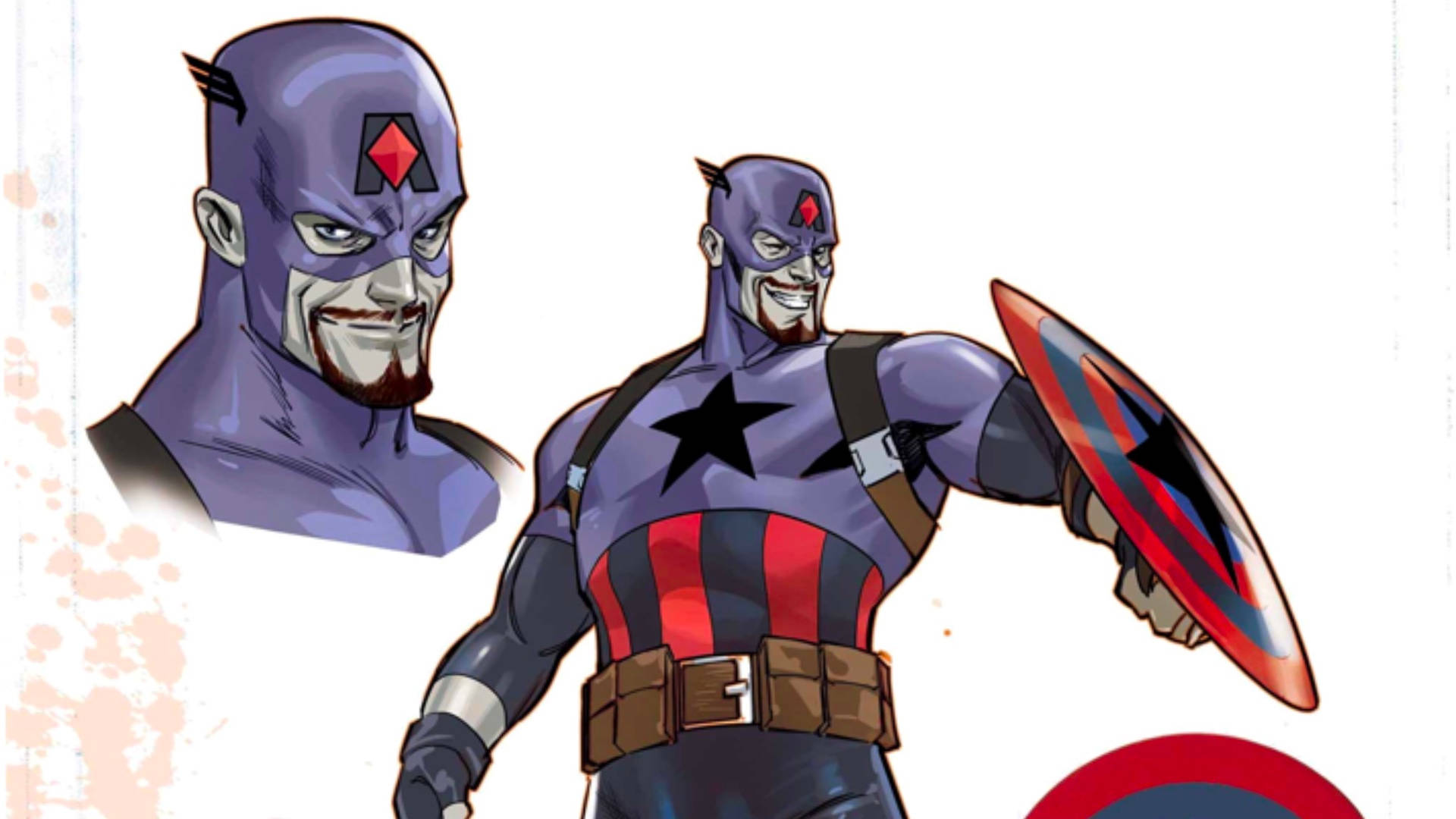 Captain America Under Mister Sinister Wallpaper