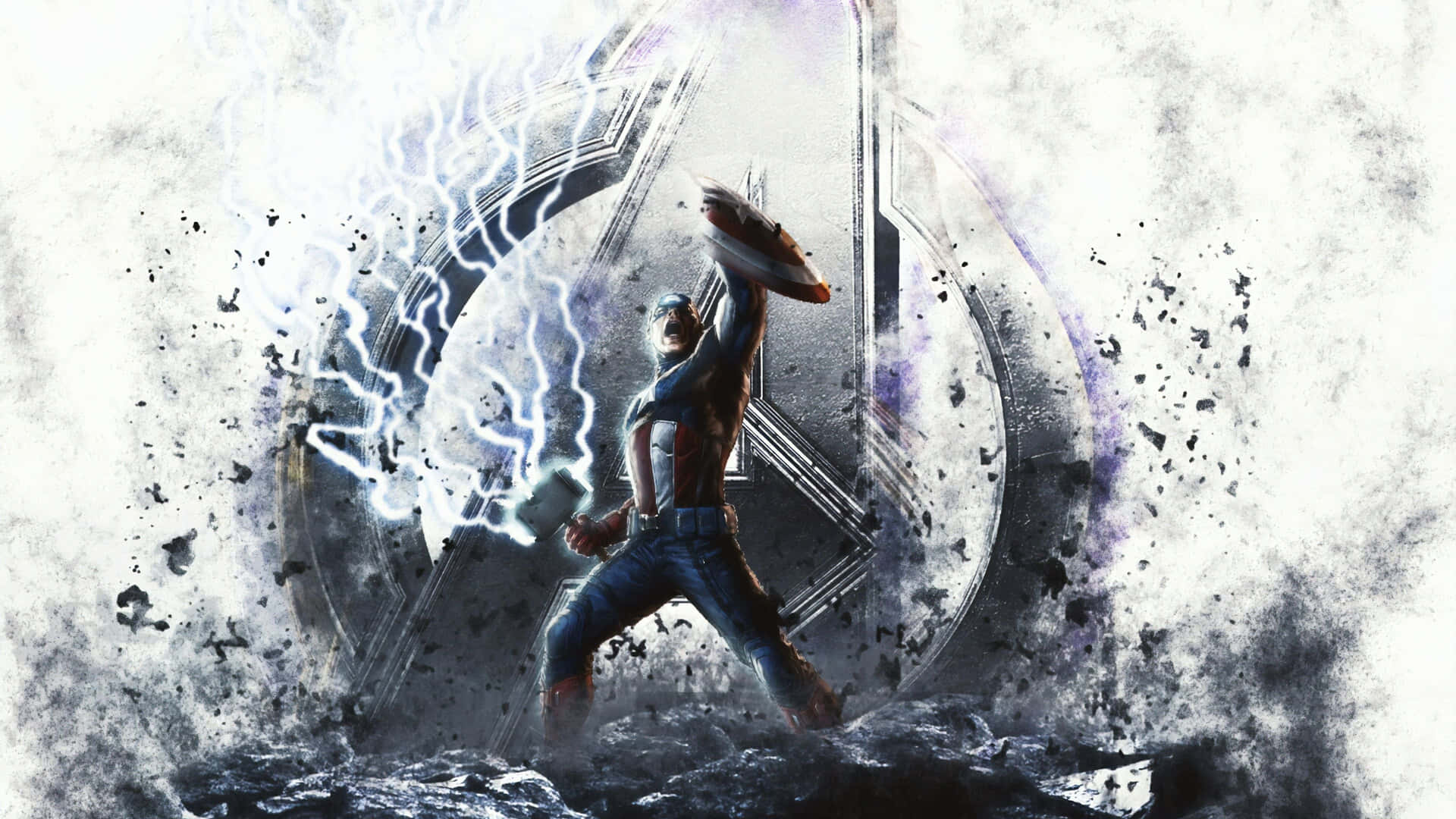 Captain America Worthy Avengers Fanart Background