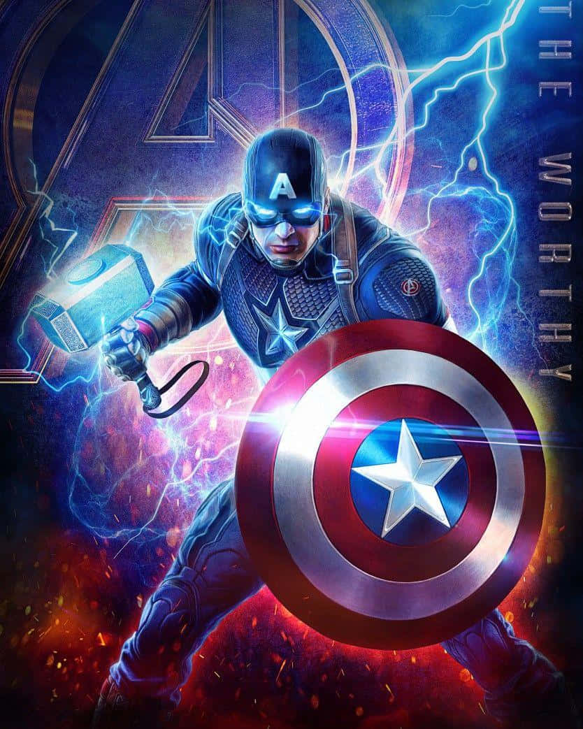 Captain America Worthy Avengers Fanart Background