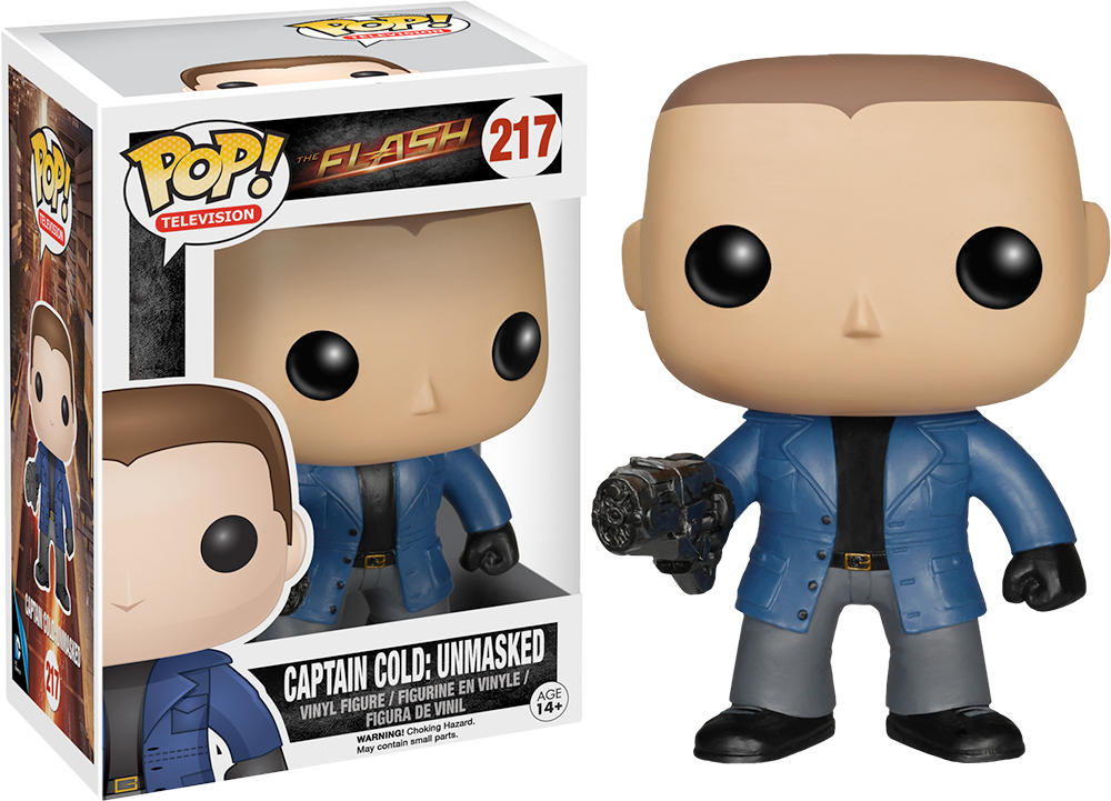 Captain Cold Unmasked Funko Pop PNG