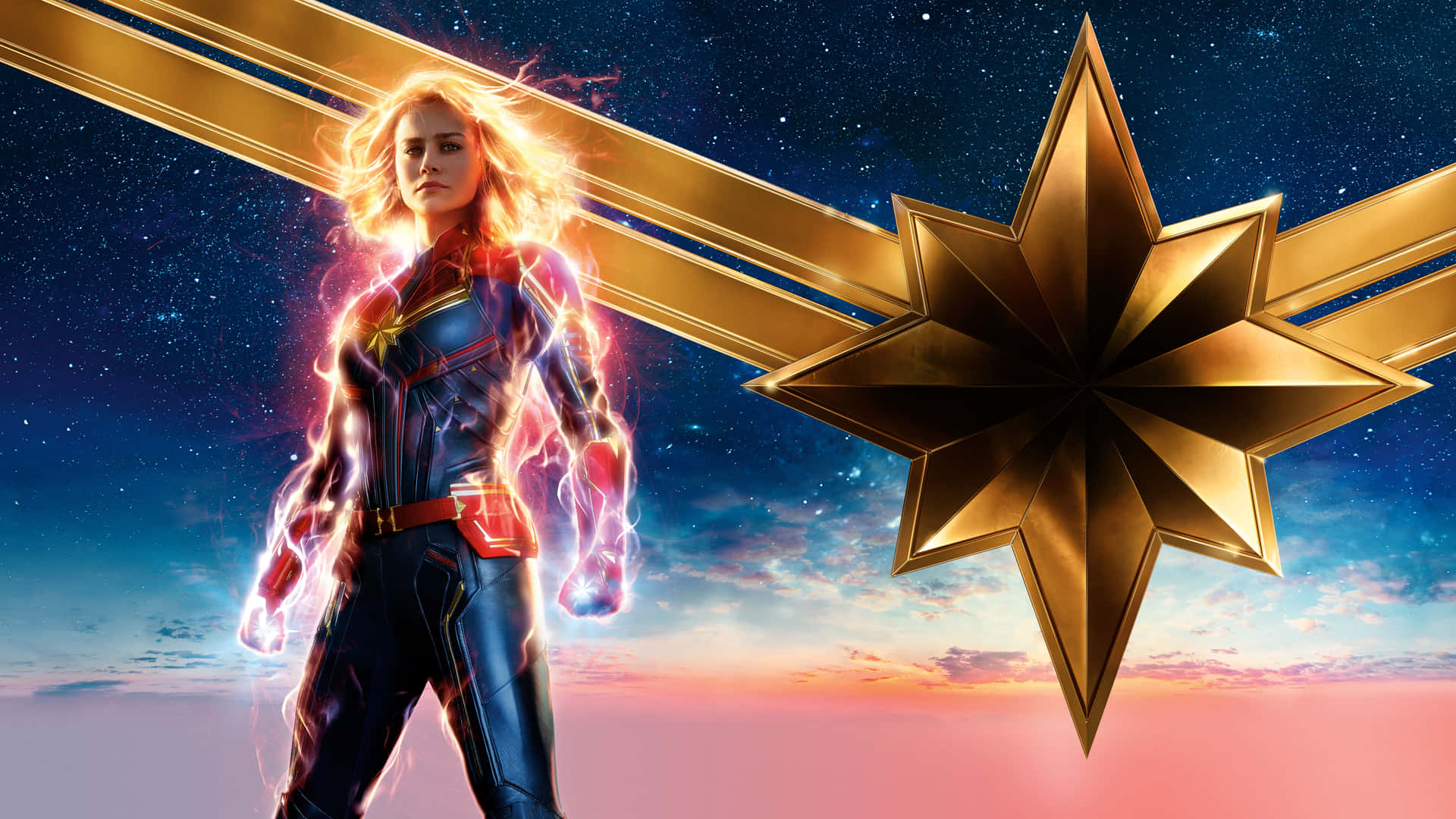 Brie Larson returns as Carol Danvers in Captain Marvel 2 Wallpaper