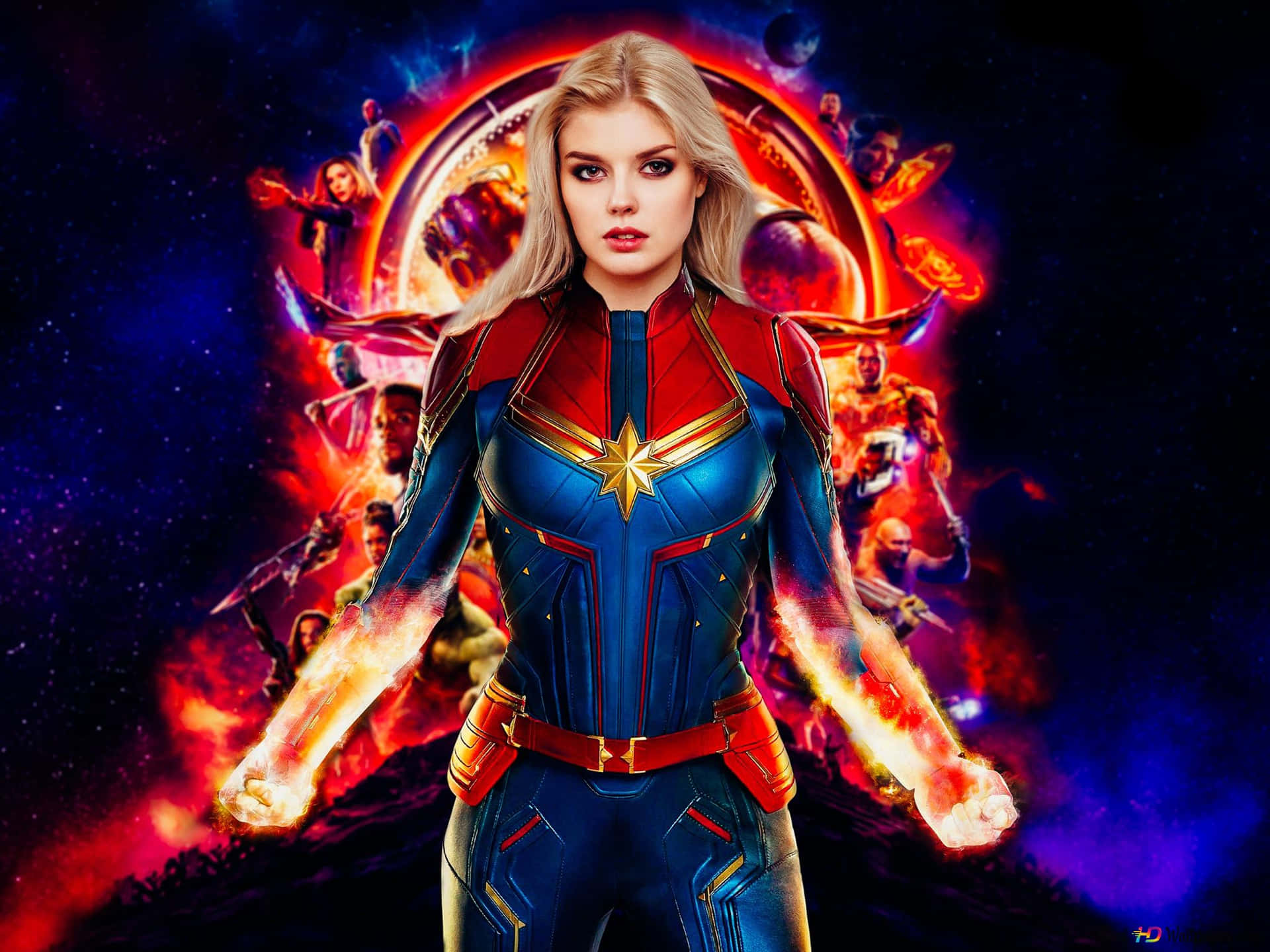 Brielarson Återvänder Som Carol Danvers I Captain Marvel 2. Wallpaper