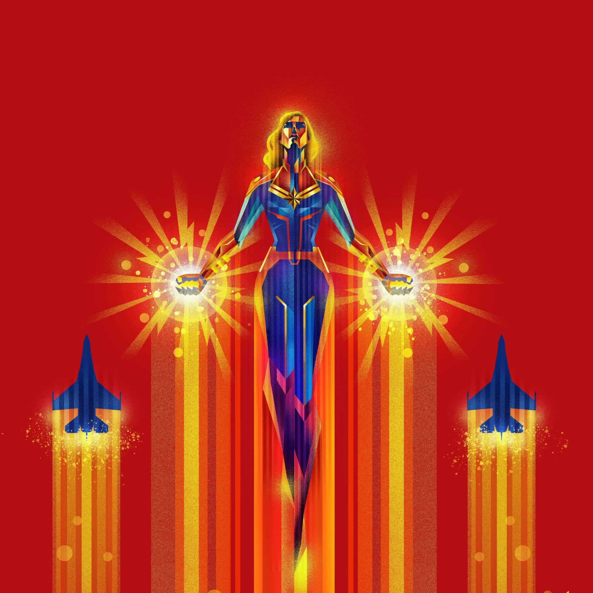 Get ready for a high-powered adventure with Captain Marvel 2 Wallpaper