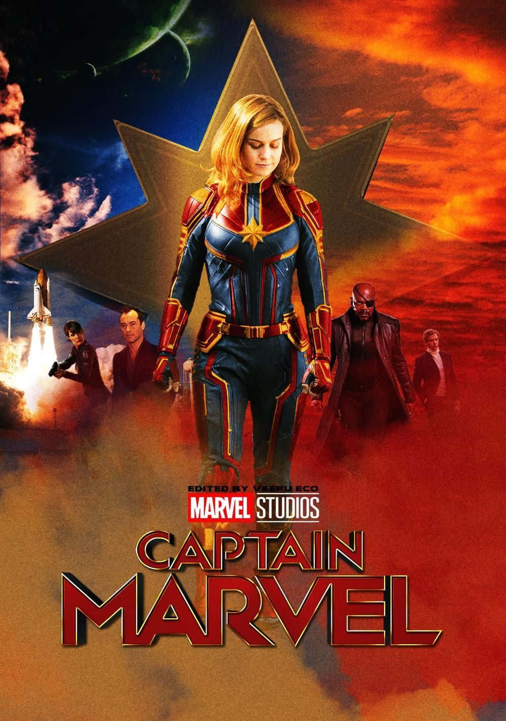 "Earth's Mightiest Hero Returns In Captain Marvel 2" Wallpaper