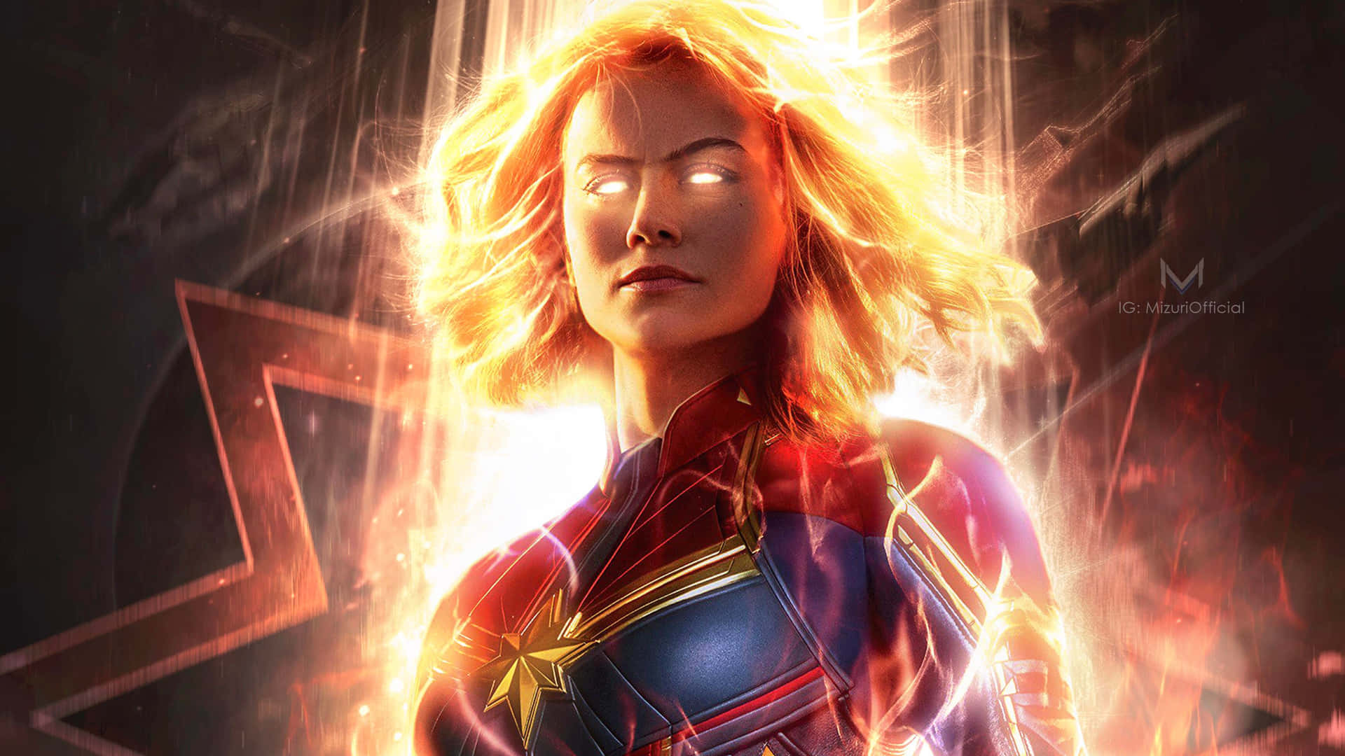Bildpå Brie Larson Som Carol Danvers (captain Marvel) I Captain Marvel 2. Wallpaper