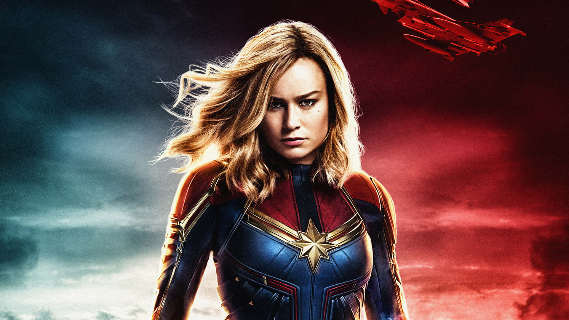 "Exploring a New Reality in Captain Marvel 3D" Wallpaper