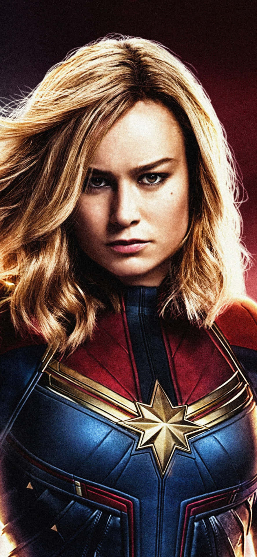 Marvelsstarkaste Superhjälte - Captain Marvel. Wallpaper