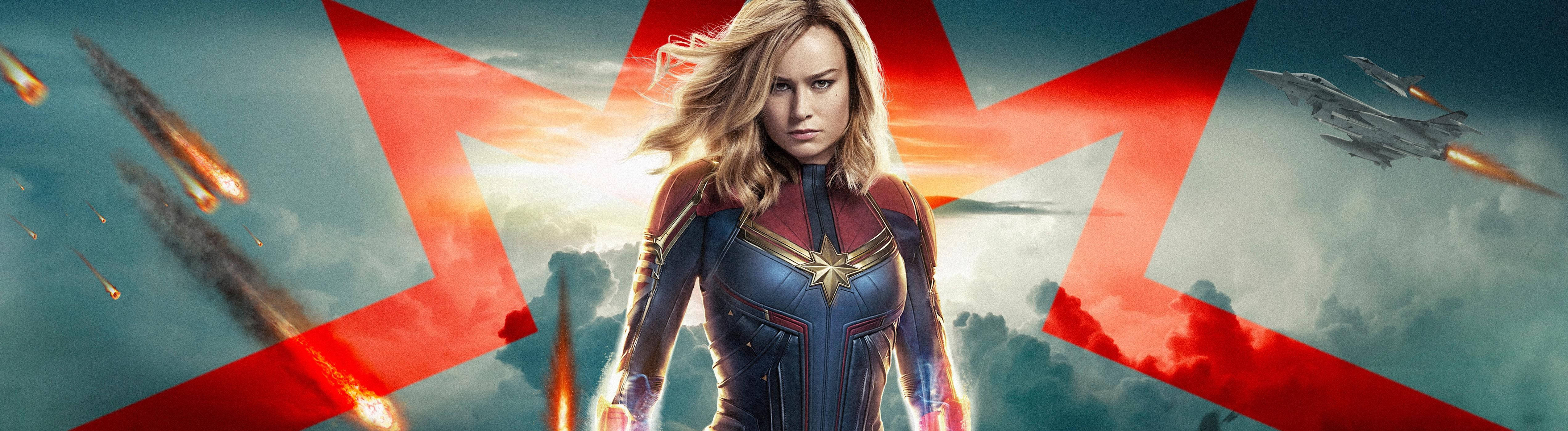 Captain Marvel 5120 X 1440 Wallpaper