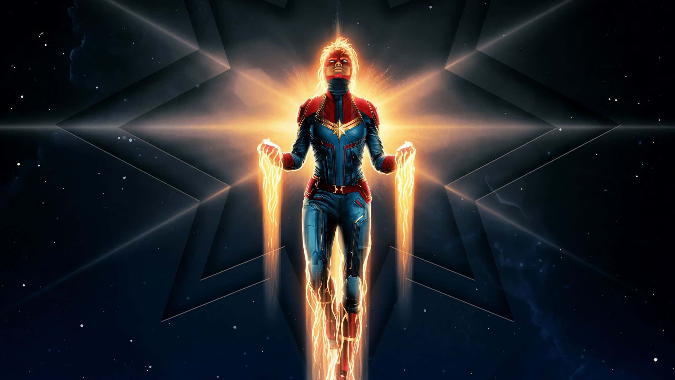 Captainmarvel Vola Alto Nel Cielo