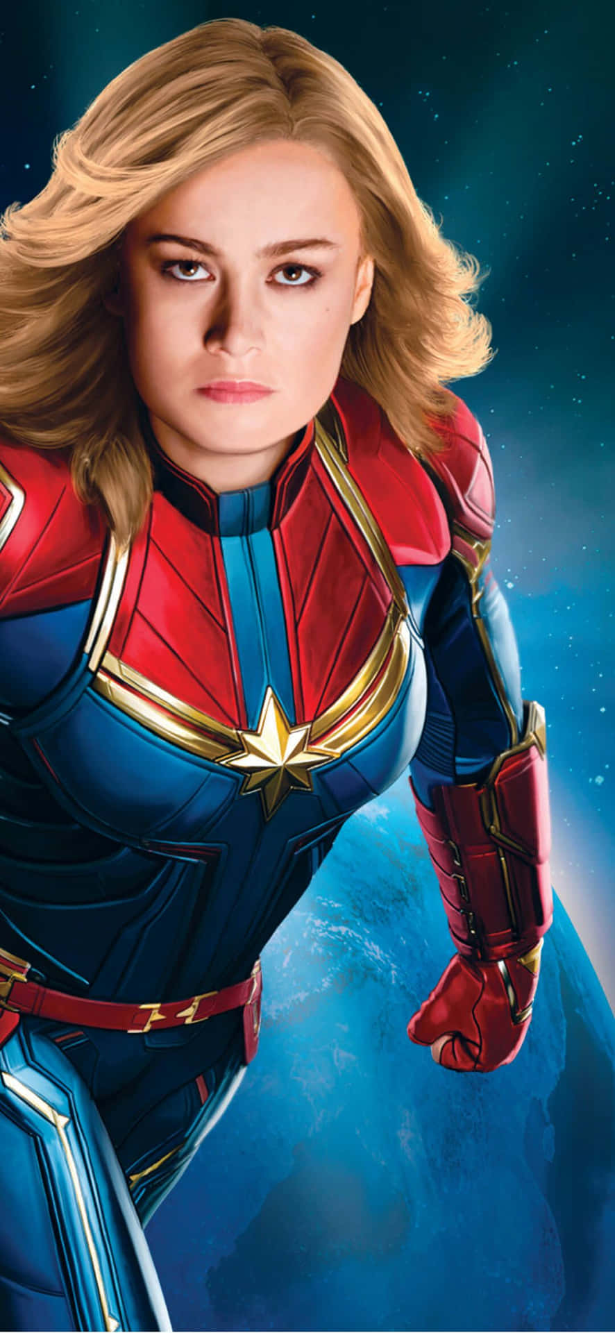 Image  "Captain Marvel Unleashing Her Cosmic Power"