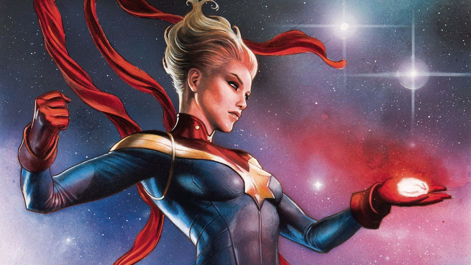 Fly high with Captain Marvel!