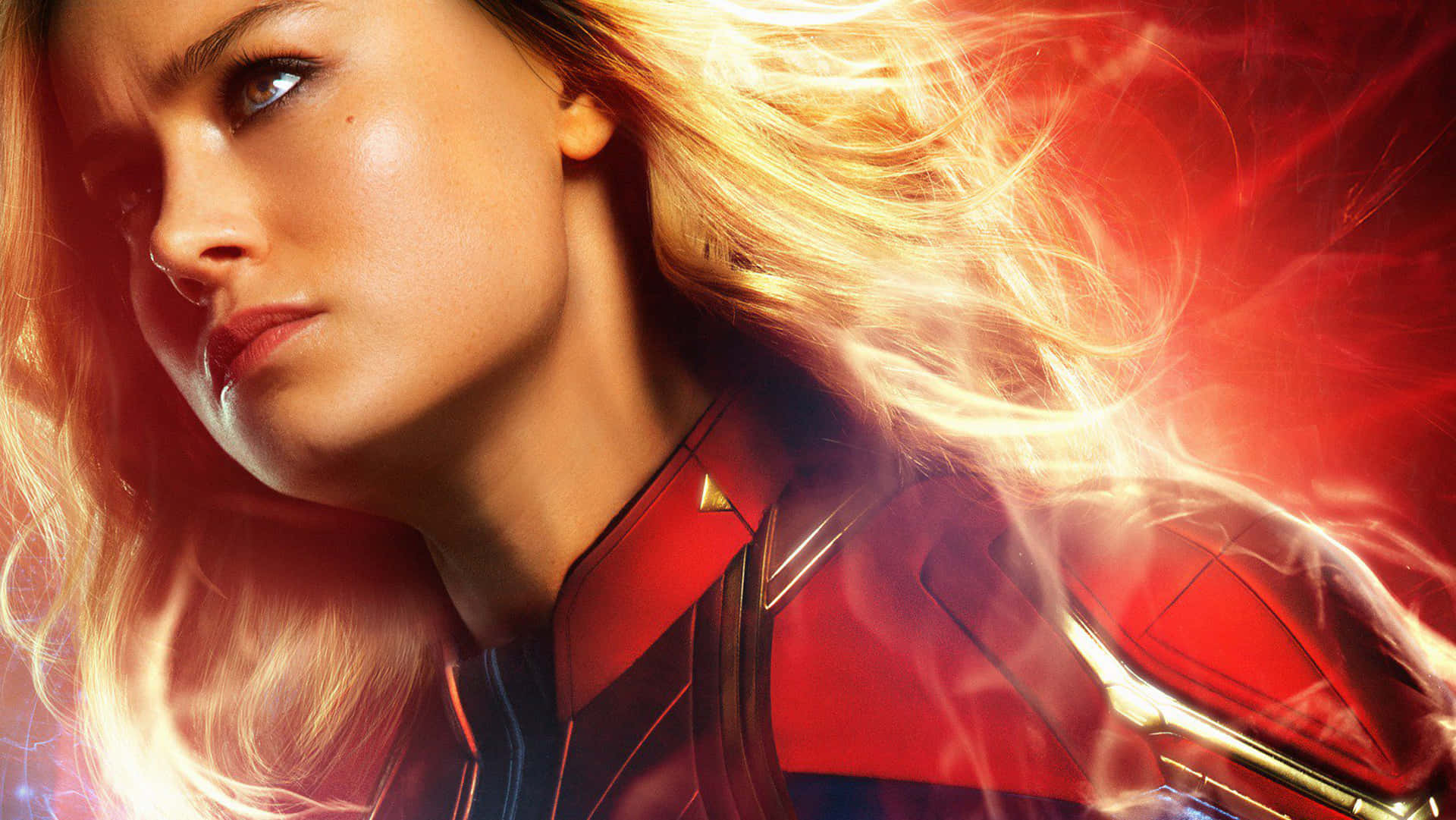 Derstärkste Superheld Von Marvel, Carol Danvers Als Captain Marvel Wallpaper