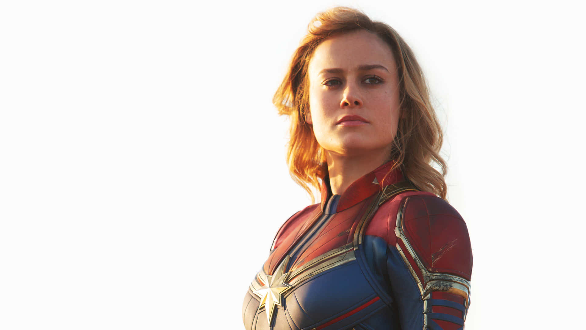 Showing the power of Captain Marvel and Carol Danvers Wallpaper