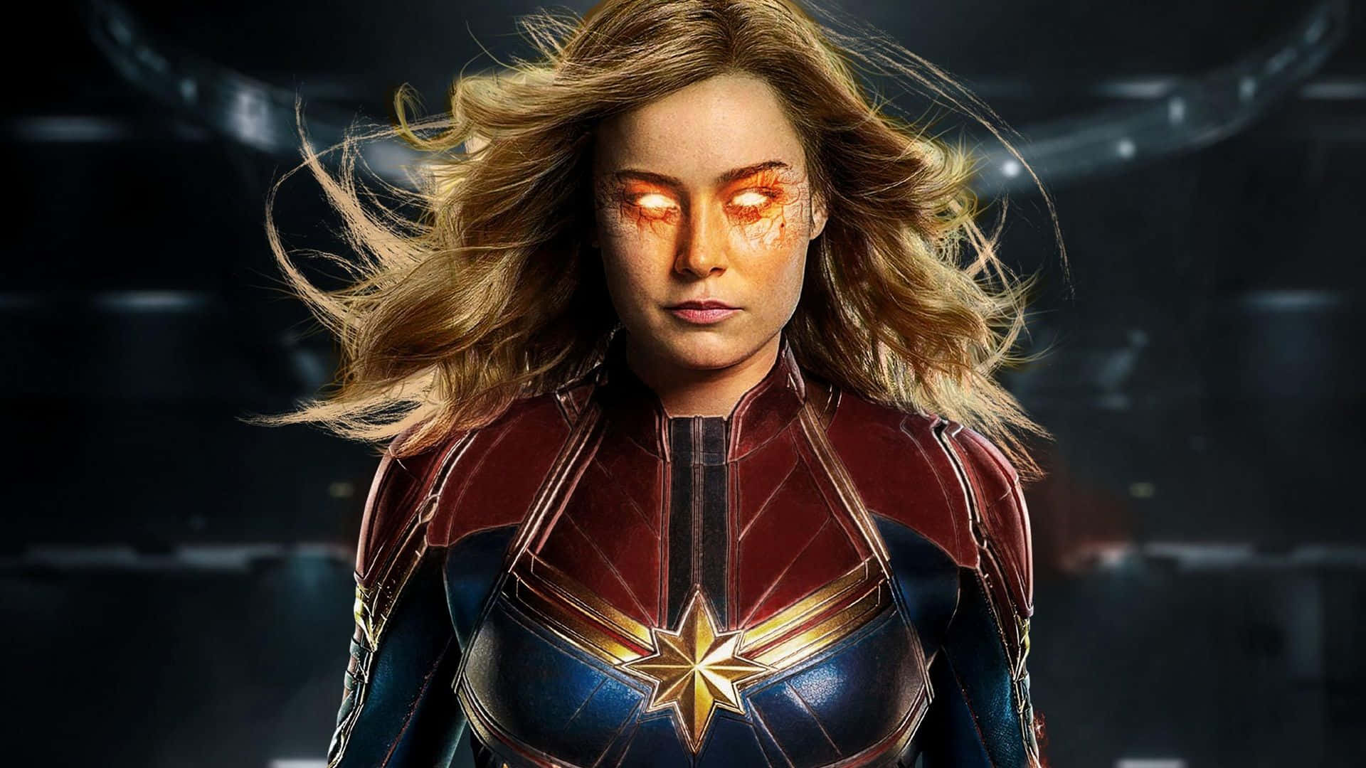 "Captain Marvel Carol Danvers is ready to save the day" Wallpaper