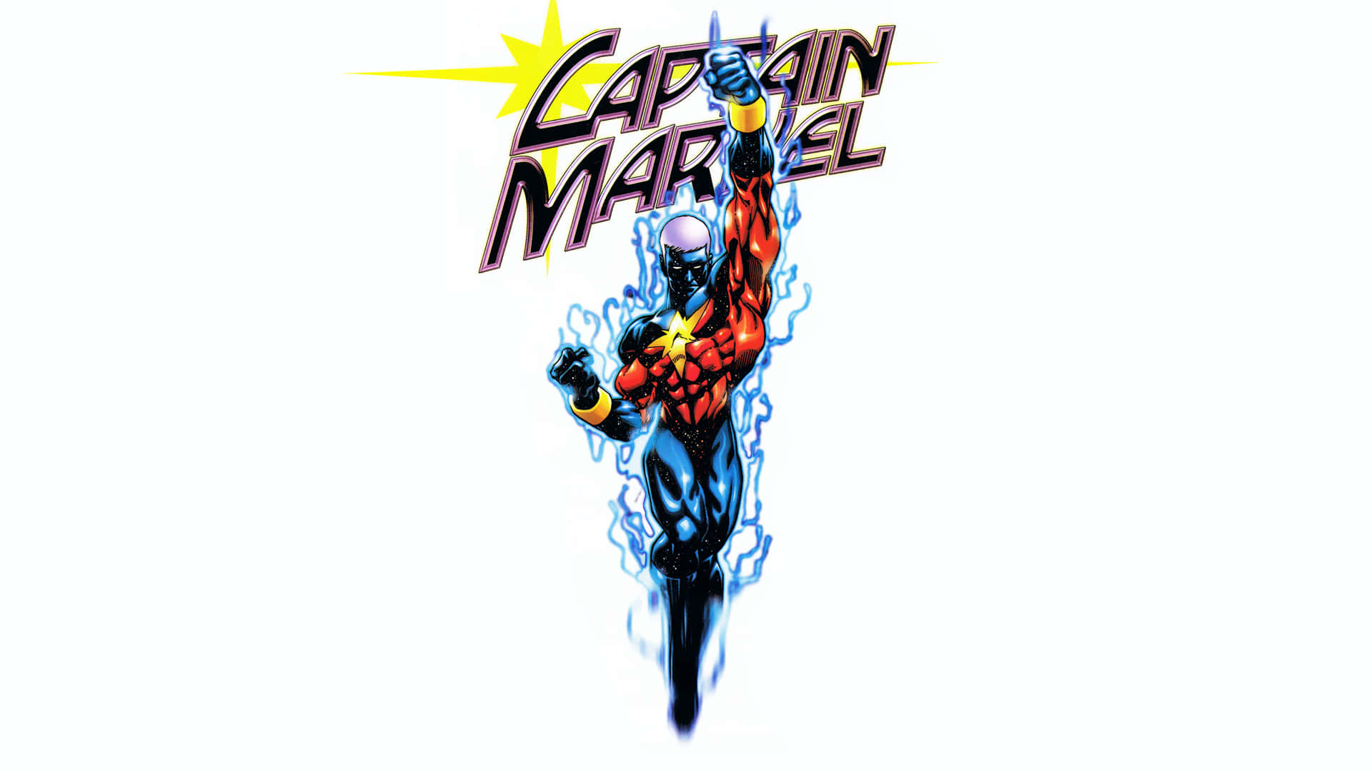 Captain Marvel Comic Art Wallpaper