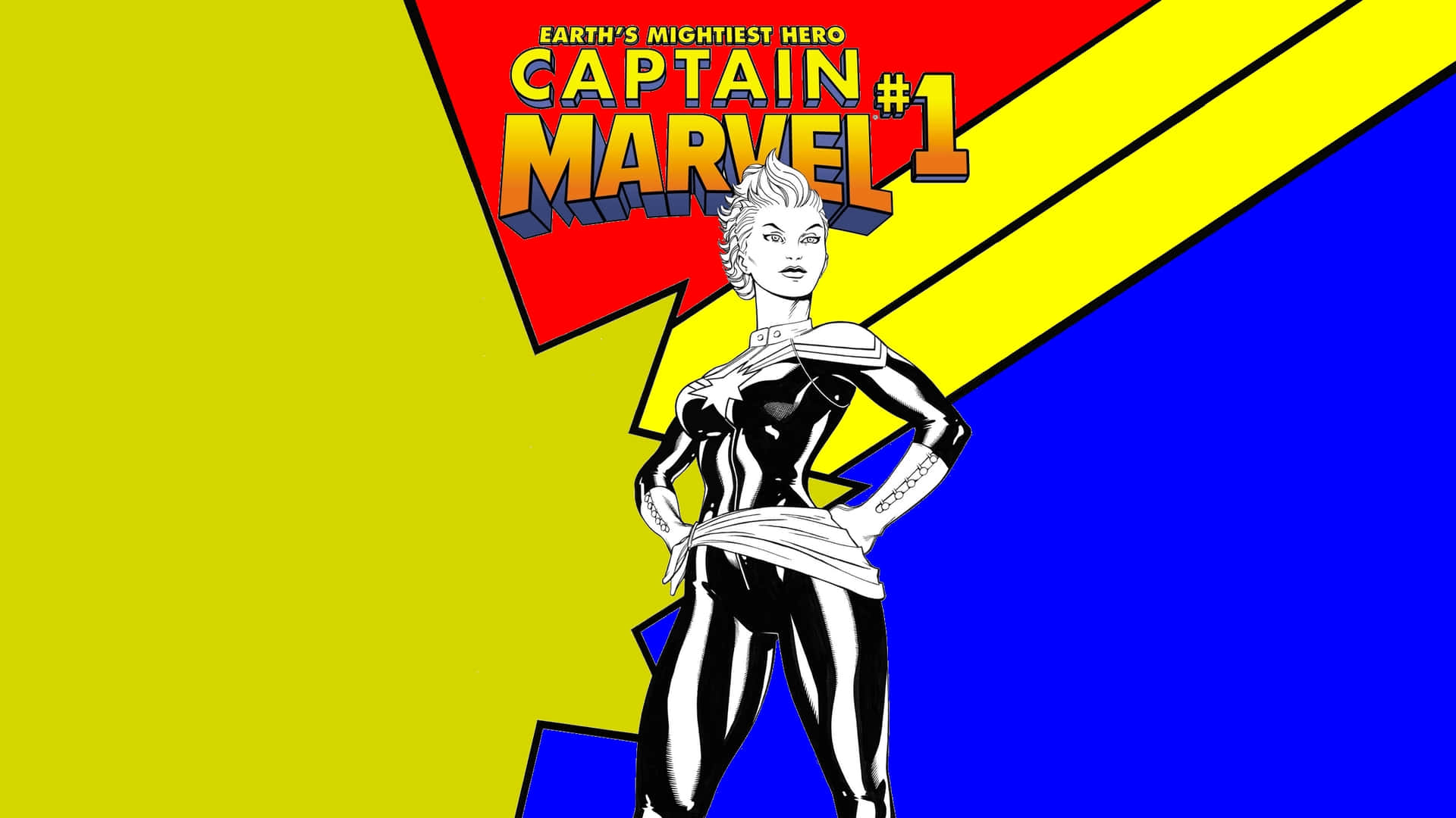 Captain Marvel Comic Cover Art Wallpaper