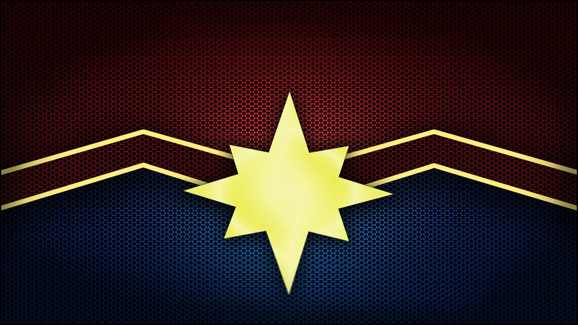 Captain Marvel Inspired Background Wallpaper